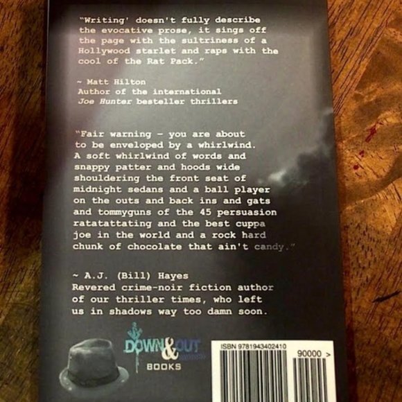 AUTHOR SIGNED ✒THE DAMP FEDORA Noirvella, 1940's - Picture 6 of 8